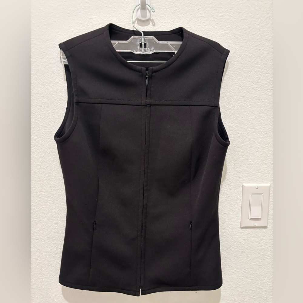 Tribal Black Sleeveless Women's Stretch Extensible Size 4 Vest